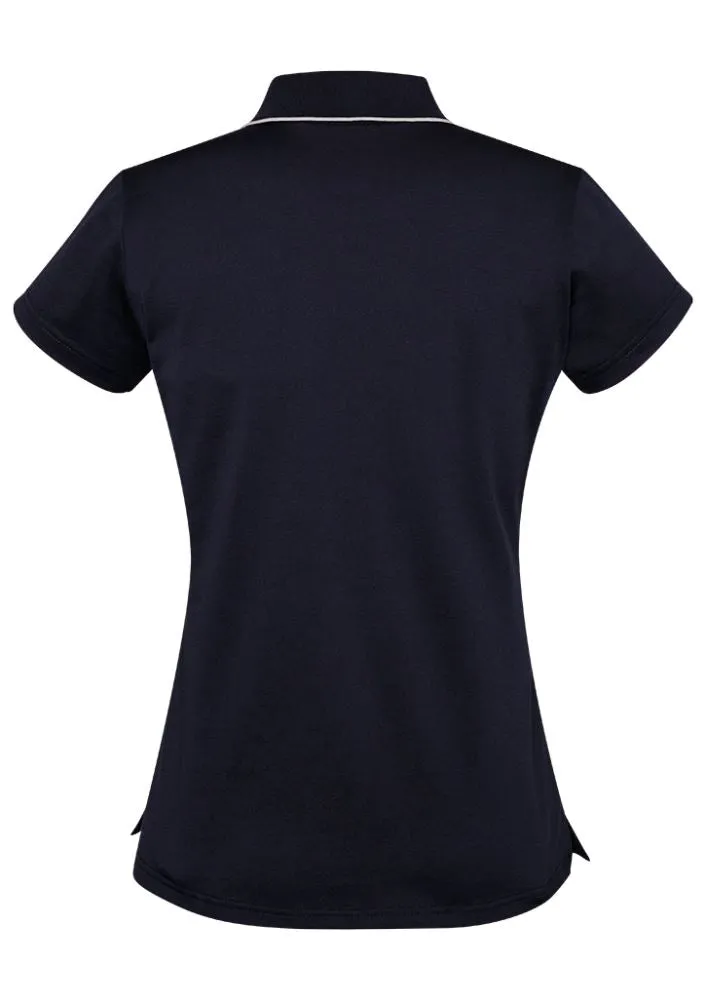 Advatex Ladies Swindon Polo - Navy/White - 8 - Biz Collection
