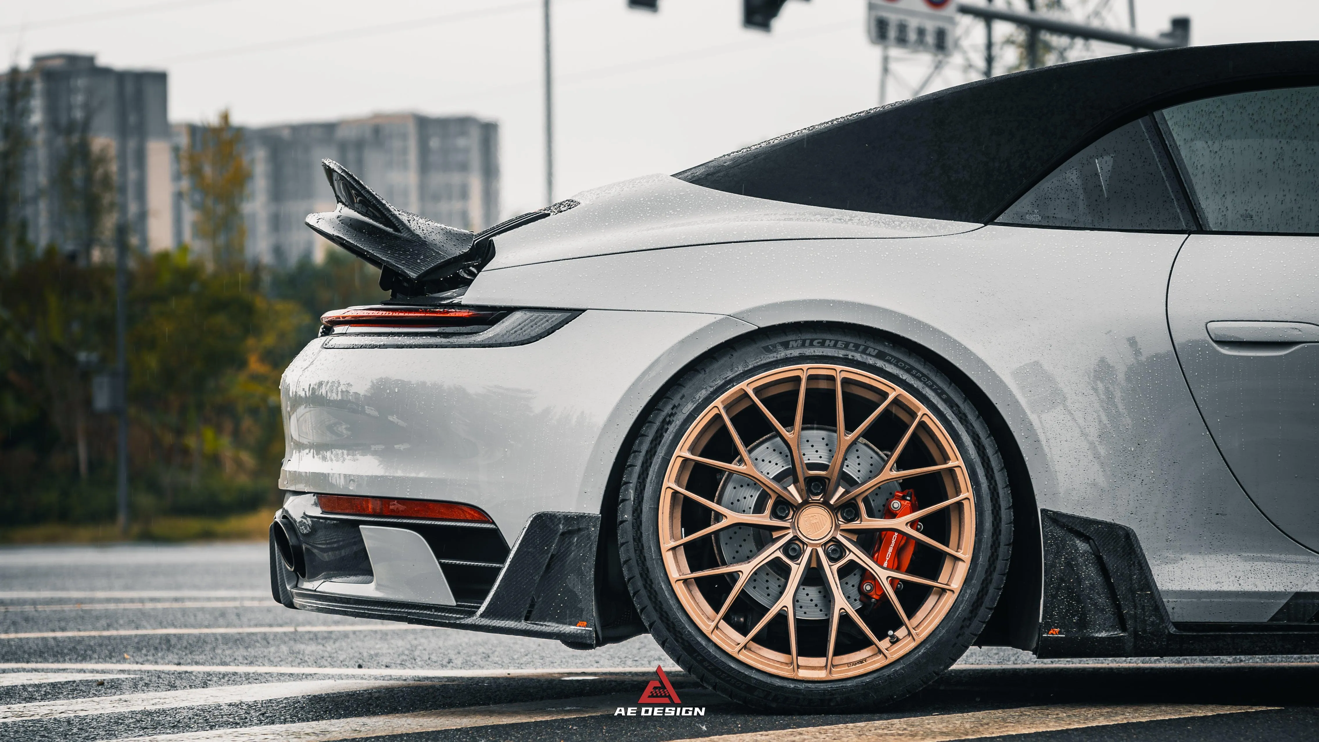 ArmorExtend Carbon Fiber AE Side Skirts for Porsche 911 992 Carrera/4/S/4S/GTS