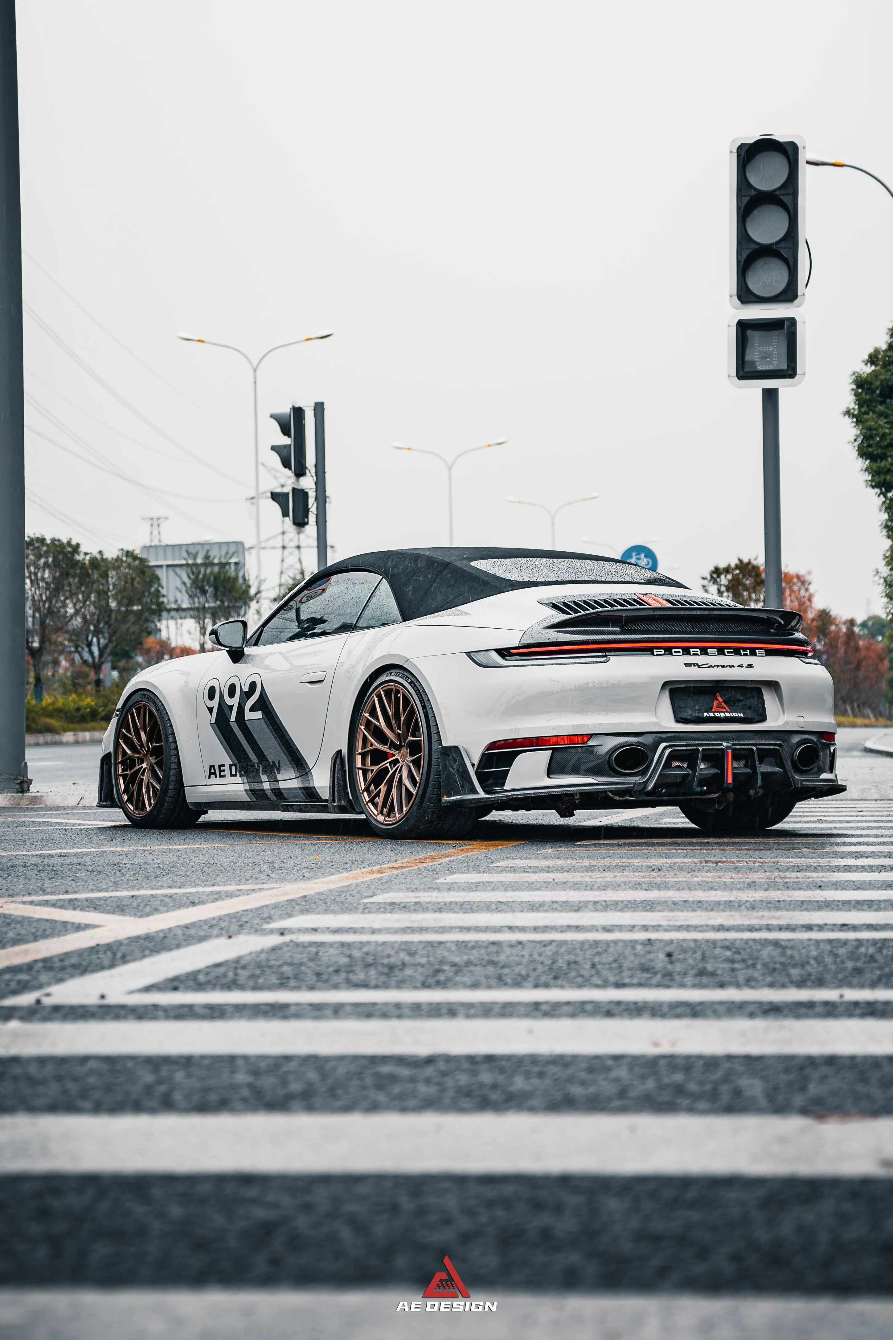 ArmorExtend Carbon Fiber AE Side Skirts for Porsche 911 992 Carrera/4/S/4S/GTS
