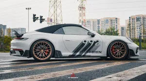 ArmorExtend Carbon Fiber AE Side Skirts for Porsche 911 992 Carrera/4/S/4S/GTS