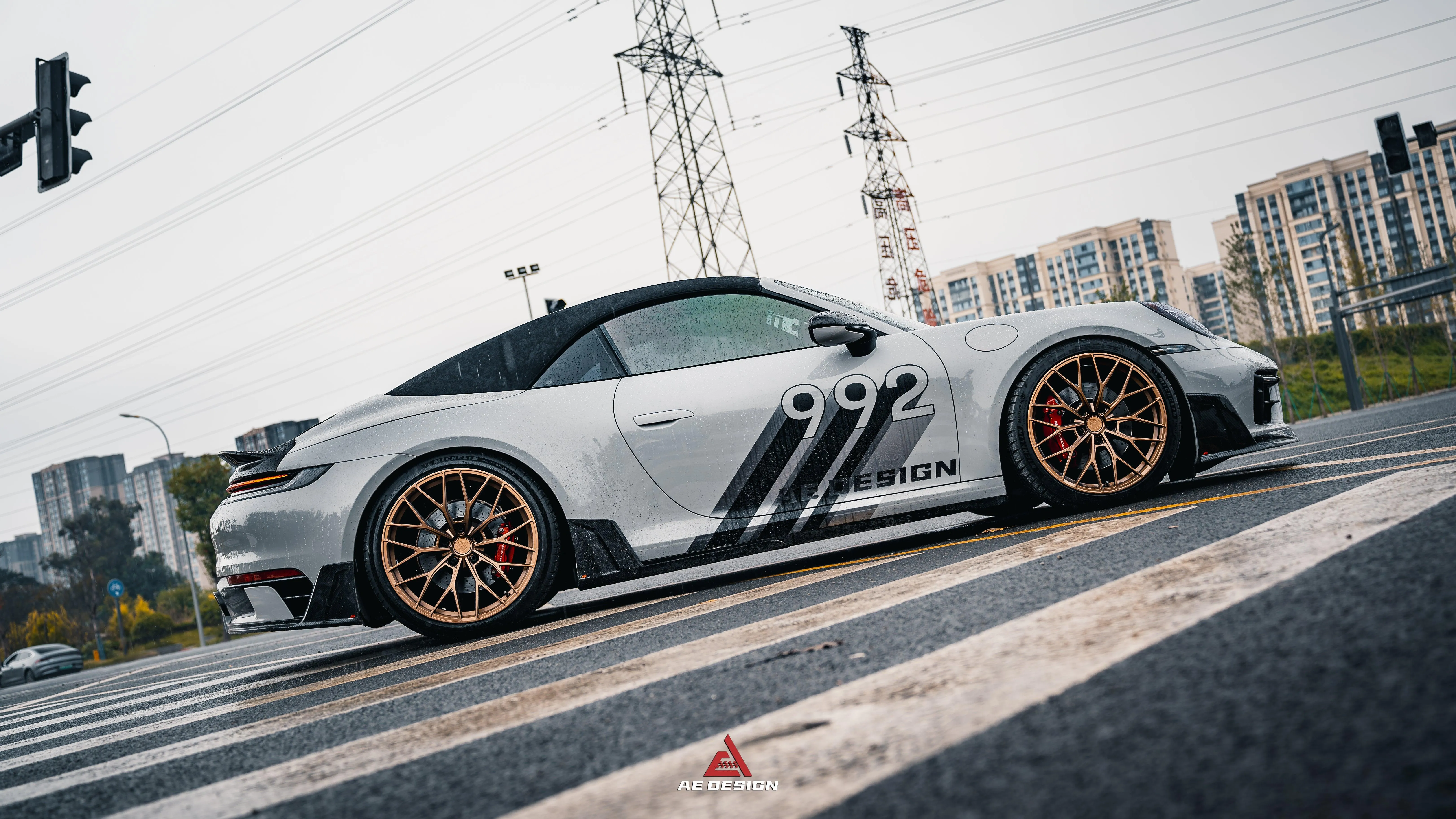 ArmorExtend Carbon Fiber AE Side Skirts for Porsche 911 992 Carrera/4/S/4S/GTS