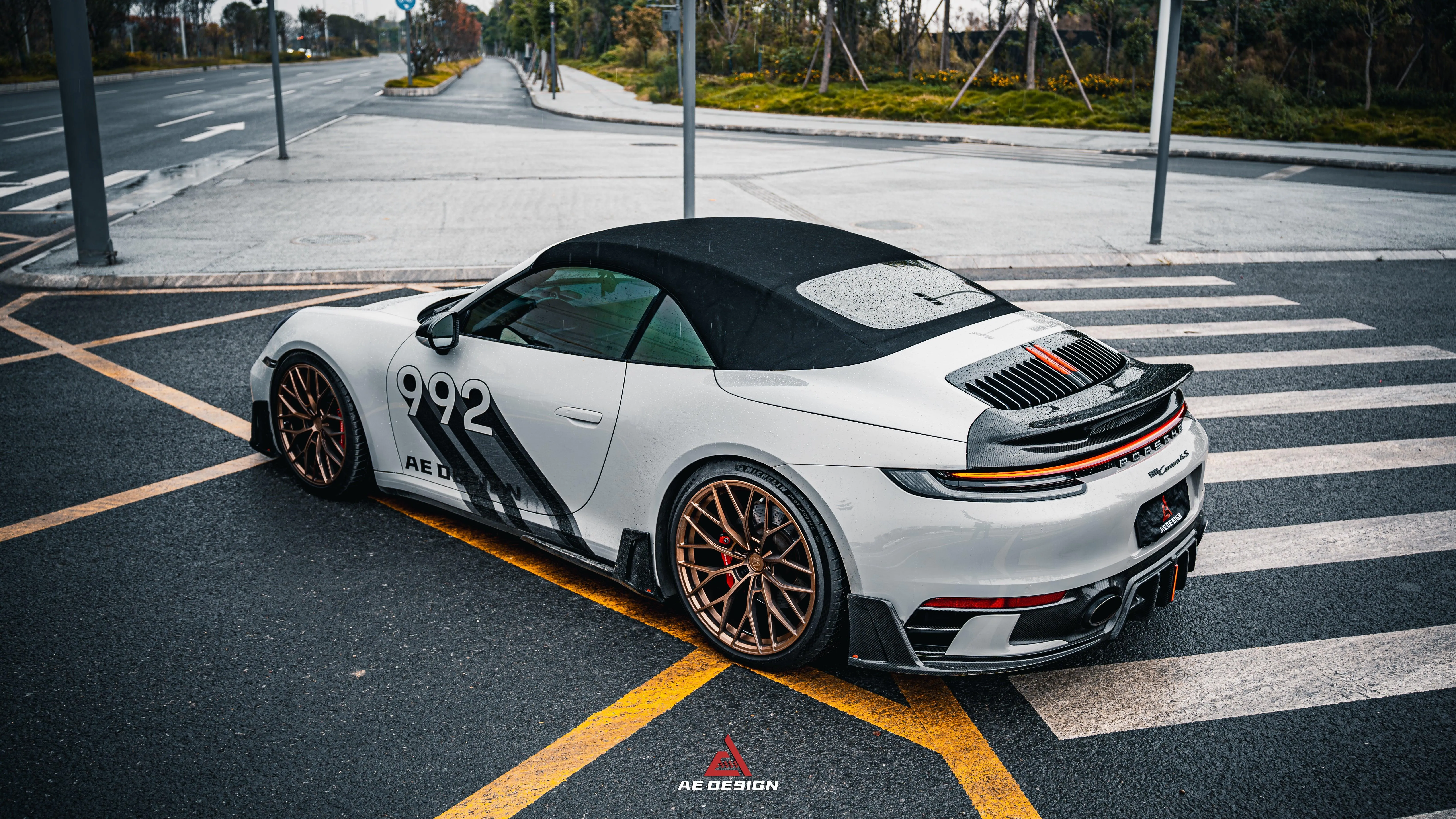 ArmorExtend Carbon Fiber AE Side Skirts for Porsche 911 992 Carrera/4/S/4S/GTS