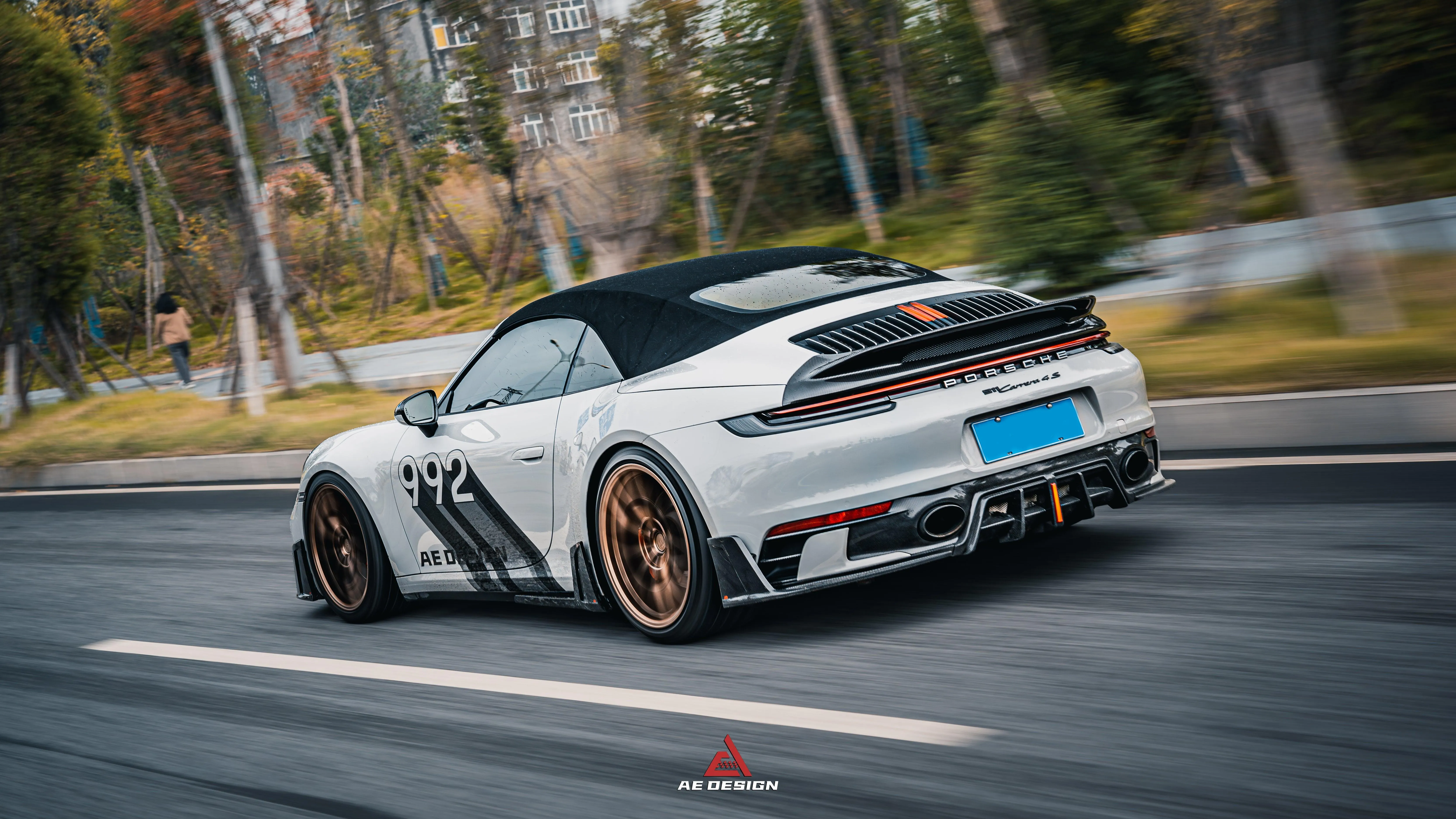 ArmorExtend Carbon Fiber AE Side Skirts for Porsche 911 992 Carrera/4/S/4S/GTS