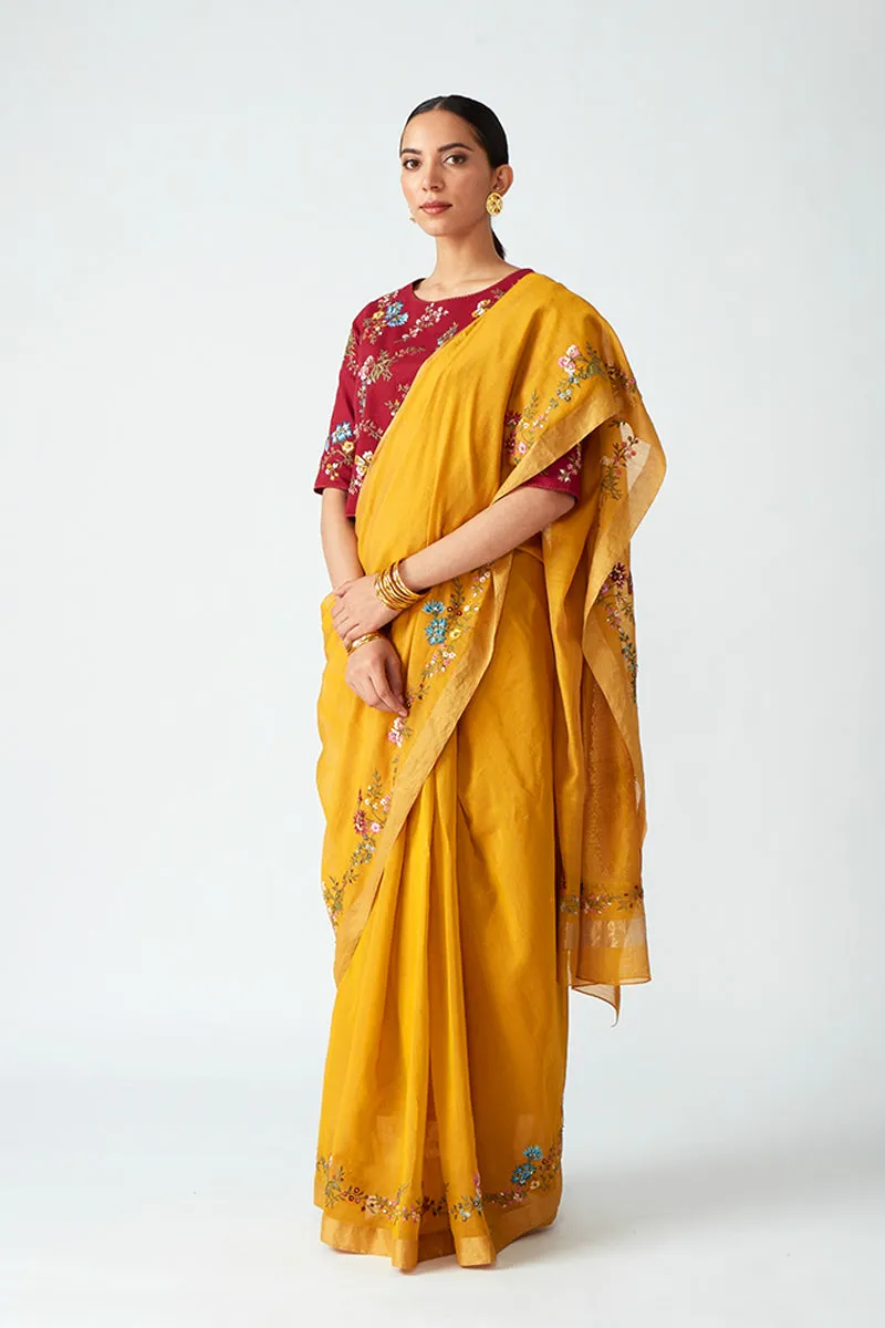 BEGONIA EMBROIDERED BLOUSE (1 PC)