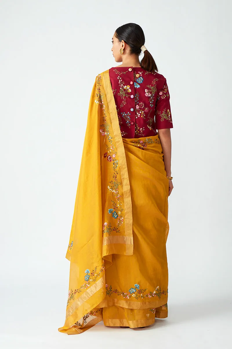 BEGONIA EMBROIDERED BLOUSE (1 PC)