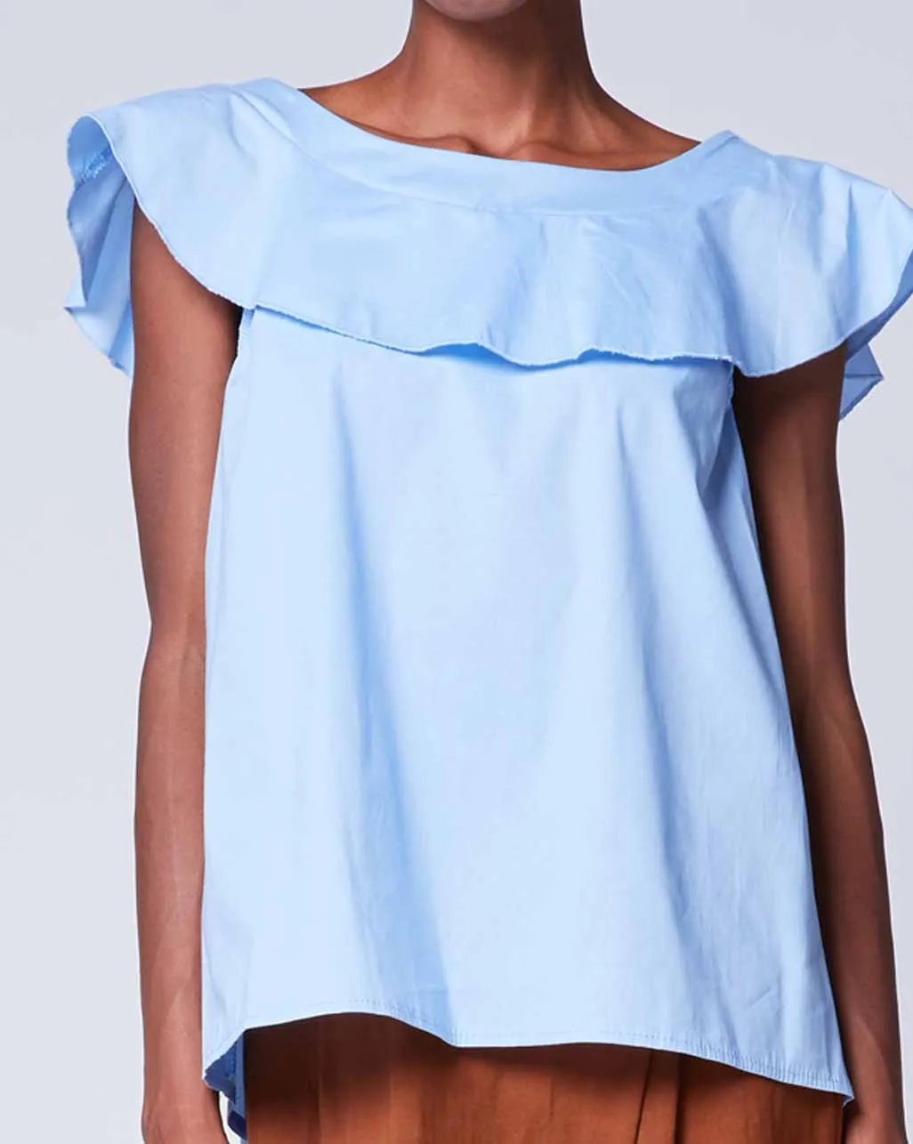 Bow Tie Back Bardot Top