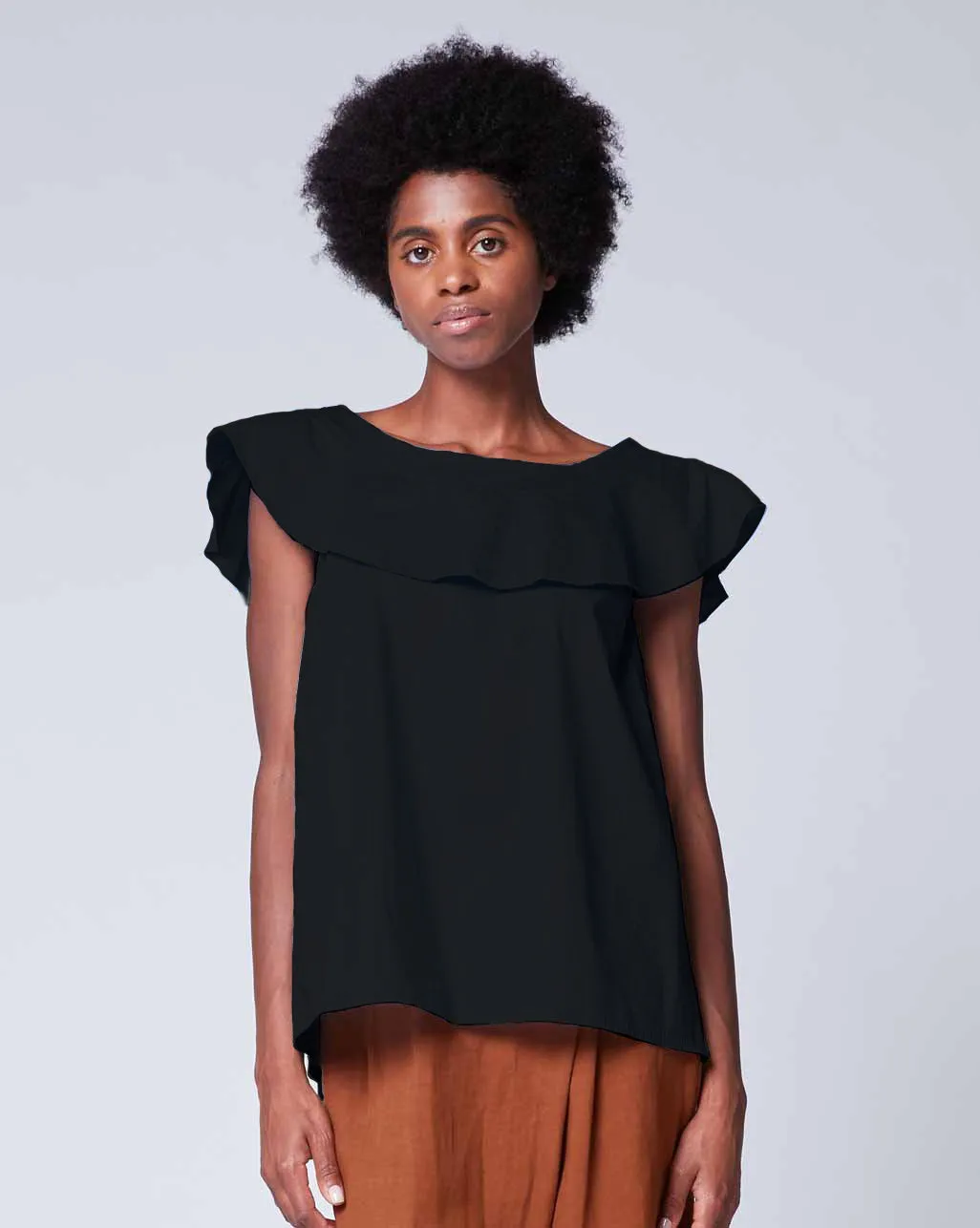 Bow Tie Back Bardot Top