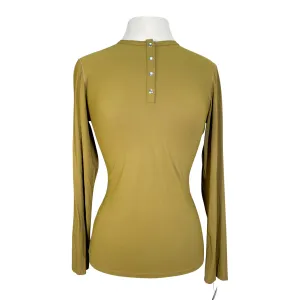 CALLIDAE The Tech Polo in Olive - Women's Medium