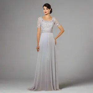 Cameron Blake silver dress, size 12, NEW WITH TAGS!