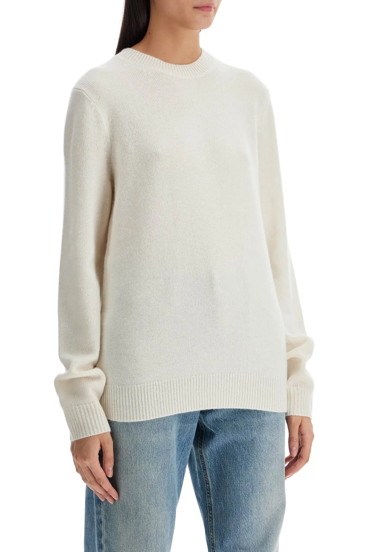 cashmere crewneck pullover U11010JH CREAM