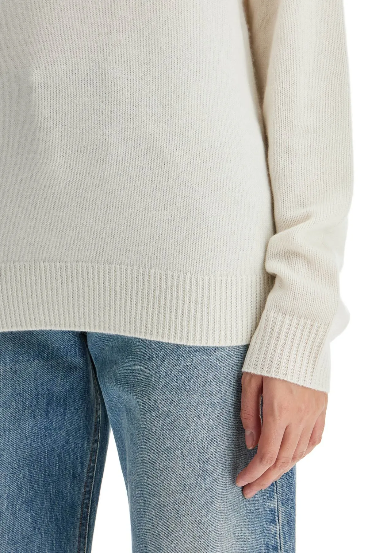cashmere crewneck pullover U11010JH CREAM