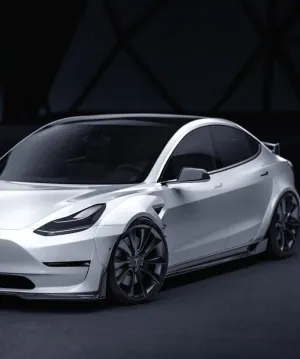 CMST Tuning V4 Side Skirts for Tesla Model 3 Performance/Base Carbon Fiber/FRP