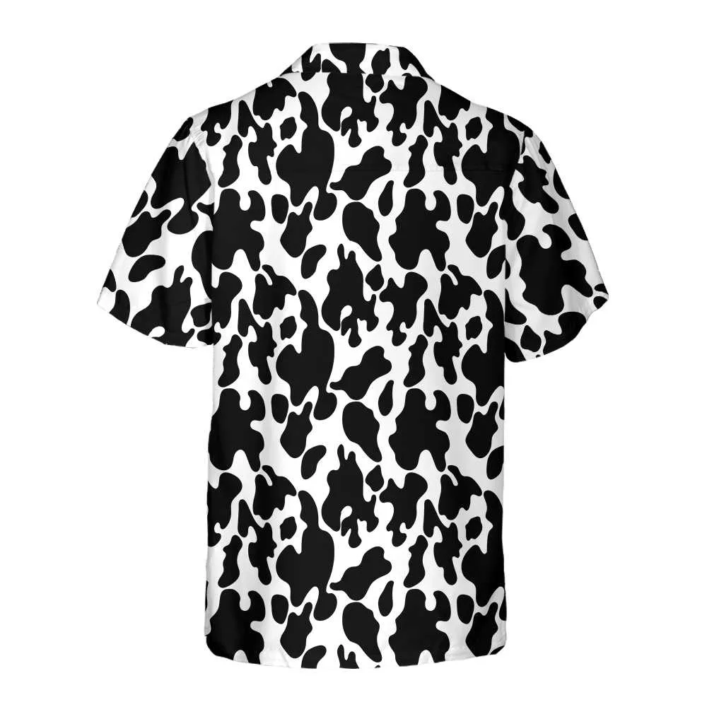 Cow Print Seamless Pattern Hawaiian Shirt, Cow Hawaiian Shirt, Cow Print Shirt For Men And Women