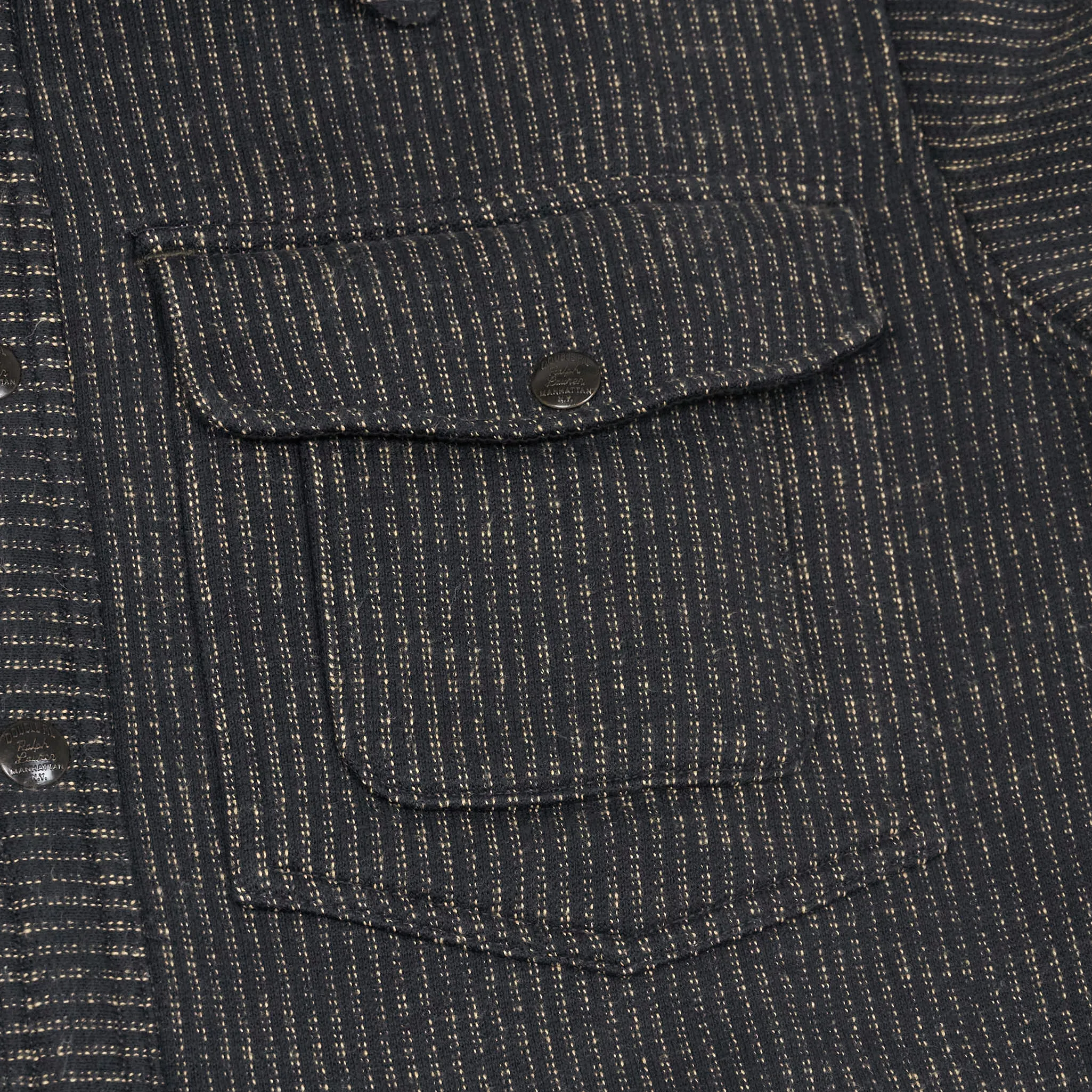 Double RL Jacquard Cardigan Overshirt