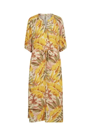 Elyse Dress - Golden Yellow Combi