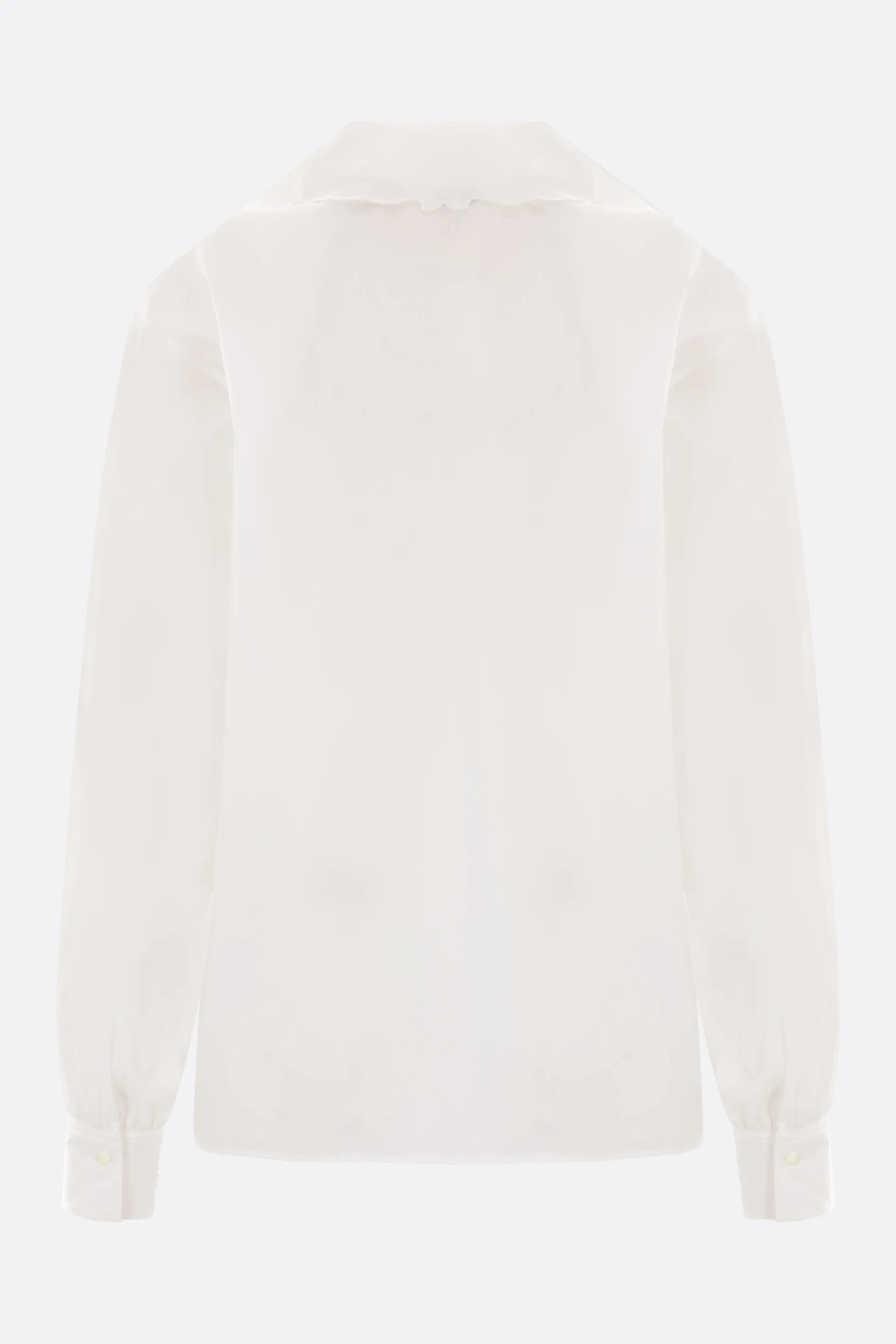 Embroidered Lavallière Shirt