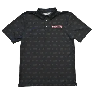 Fayetteville Woodpeckers Under Armour Armourfuse Flag Polo