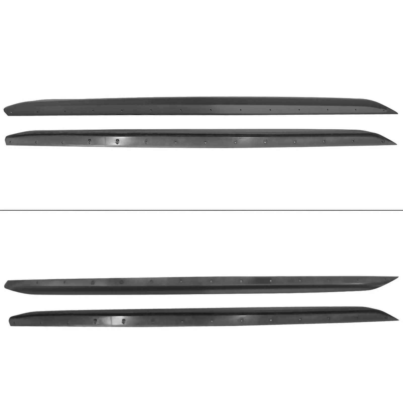 Fit 2012-2018 BMW 3 Series F30 M340i Performance Bumper Style Side Body Skirts (Black)