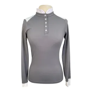 Free Ride Equestrian 'Devon' Competition Top in Stone - Women's Large