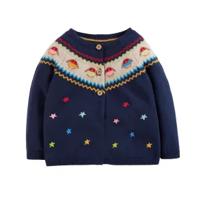 Frugi Kenna Fairisle Cardigan Kwa312