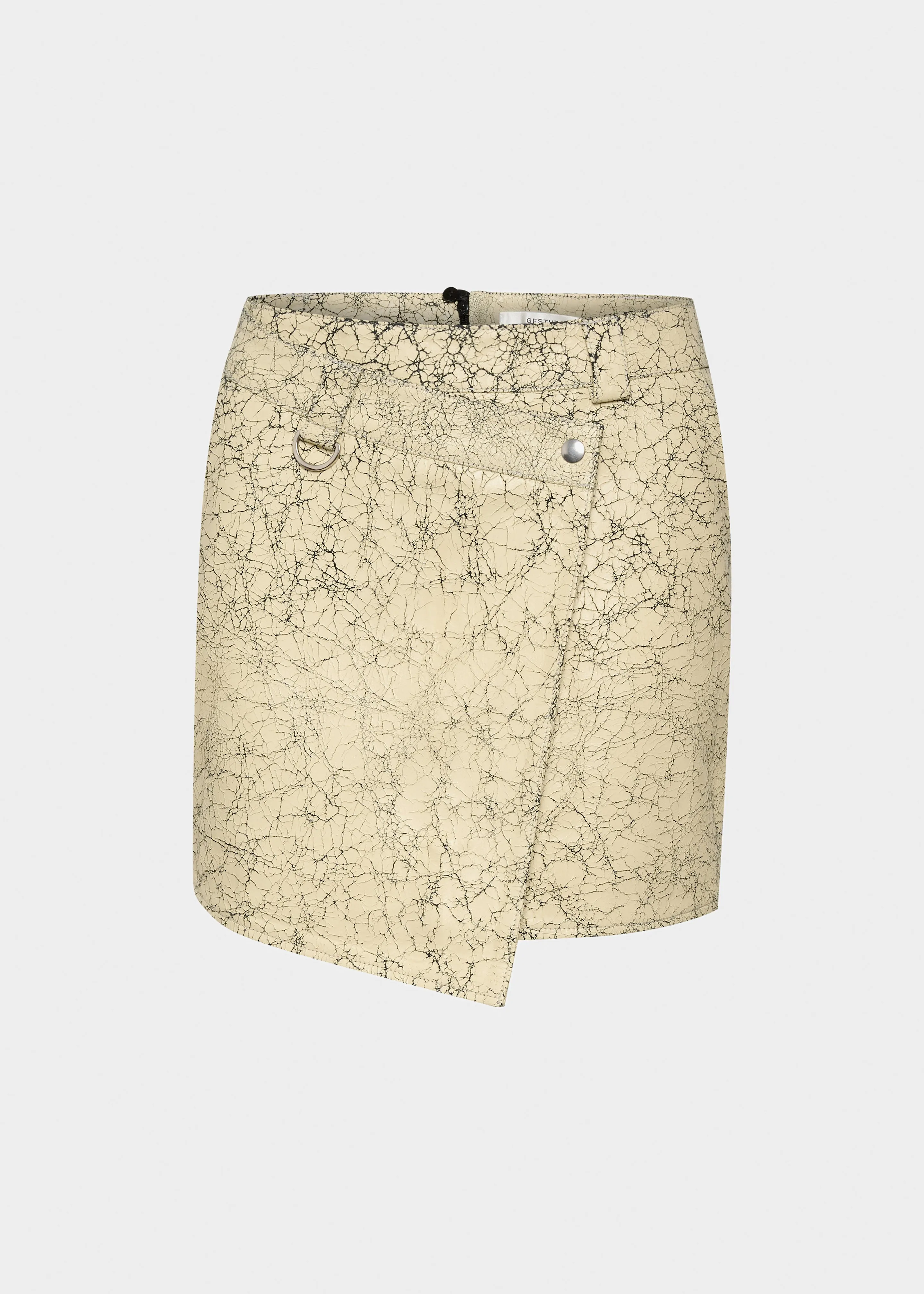 Gestuz ConstanceGZ HW Mini Skirt - Crackled Vintage White