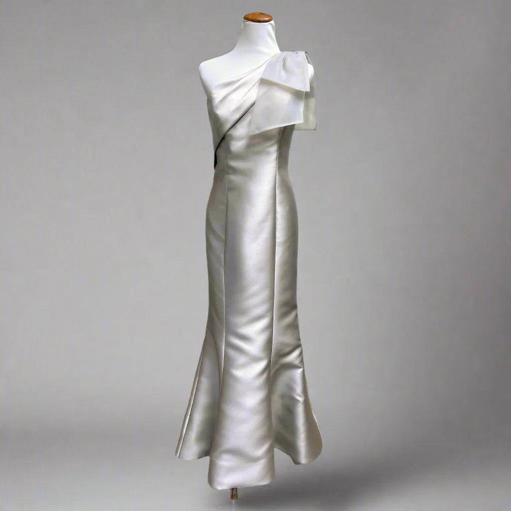 Gia Franco silver gray dress, size 6