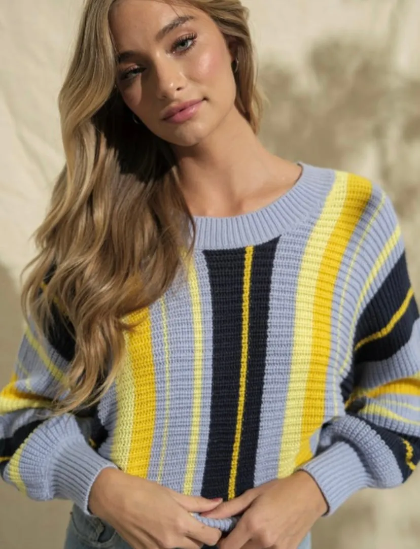 Haley Dolman Cropped Sweater