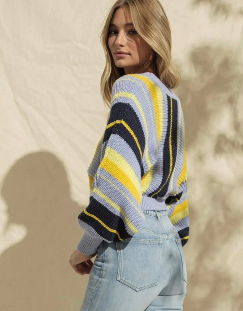 Haley Dolman Cropped Sweater