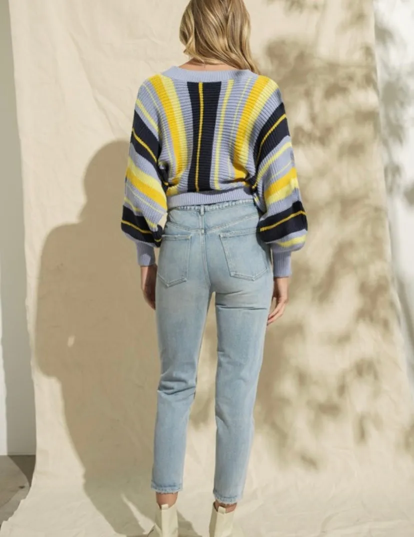 Haley Dolman Cropped Sweater