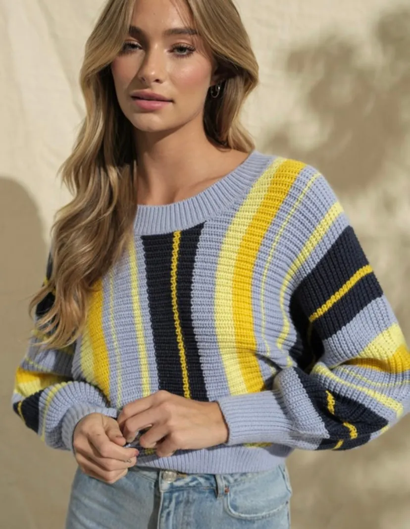 Haley Dolman Cropped Sweater
