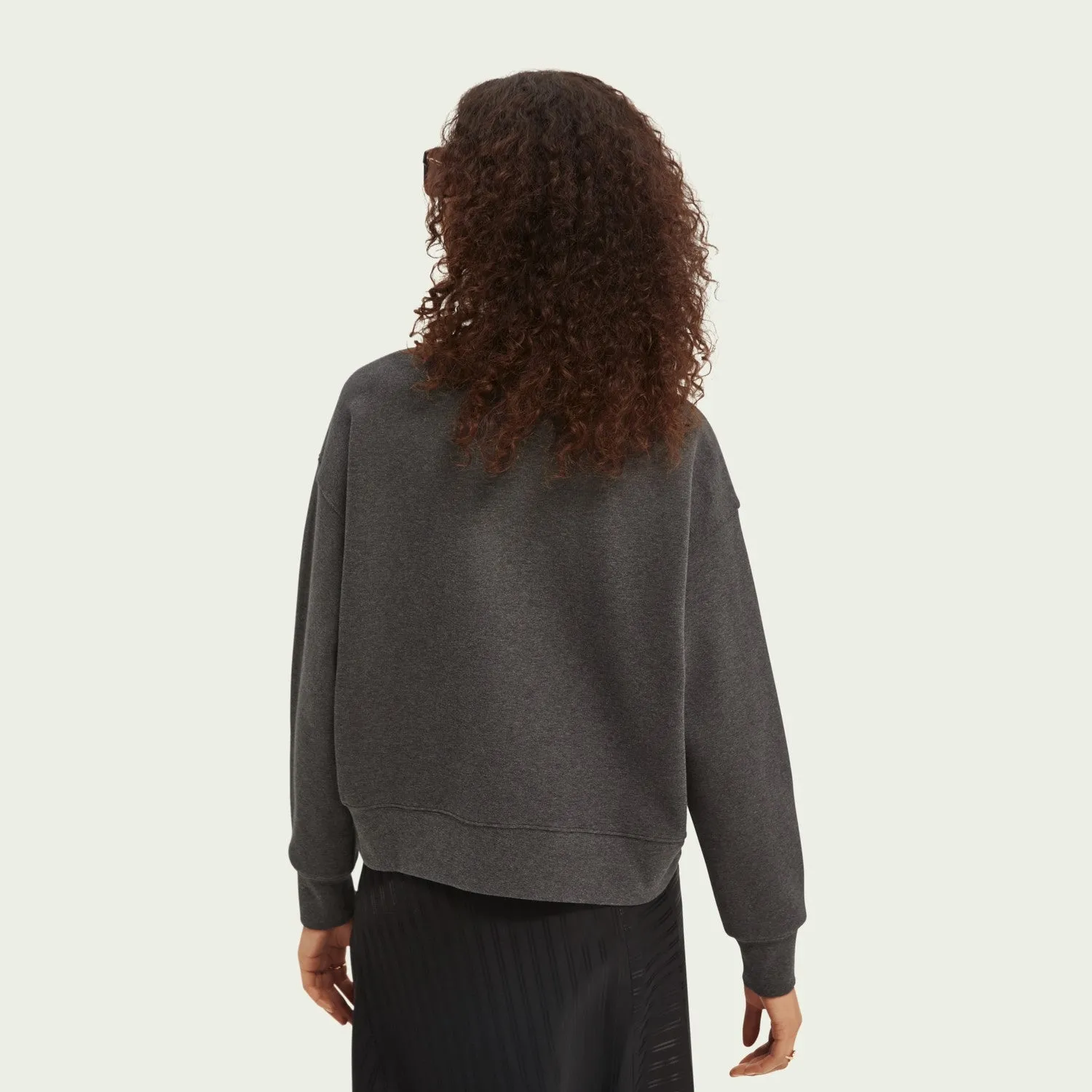 High Neck Relaxed Fit Sweater (Grey)