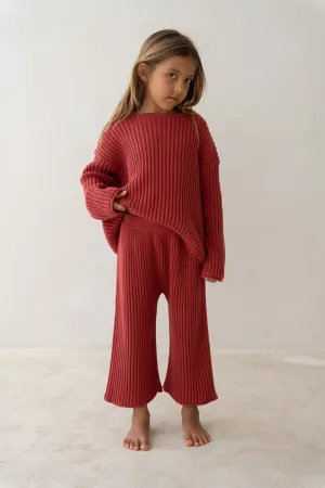Illoura The Label Essential Knit Jumper Brick