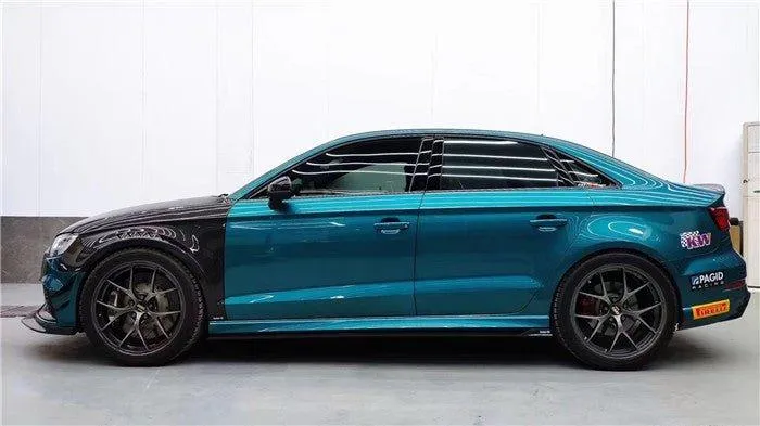 Karbel Carbon Side Skirts for Audi RS3 2018-2020 8V Carbon Fiber
