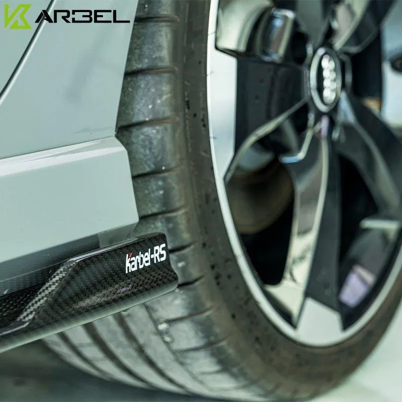 Karbel Carbon Side Skirts for Audi RS3 2018-2020 8V Carbon Fiber