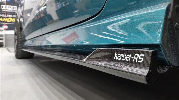 Karbel Carbon Side Skirts for Audi RS3 2018-2020 8V Carbon Fiber
