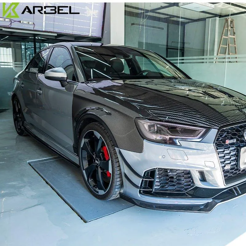 Karbel Carbon Side Skirts for Audi RS3 2018-2020 8V Carbon Fiber