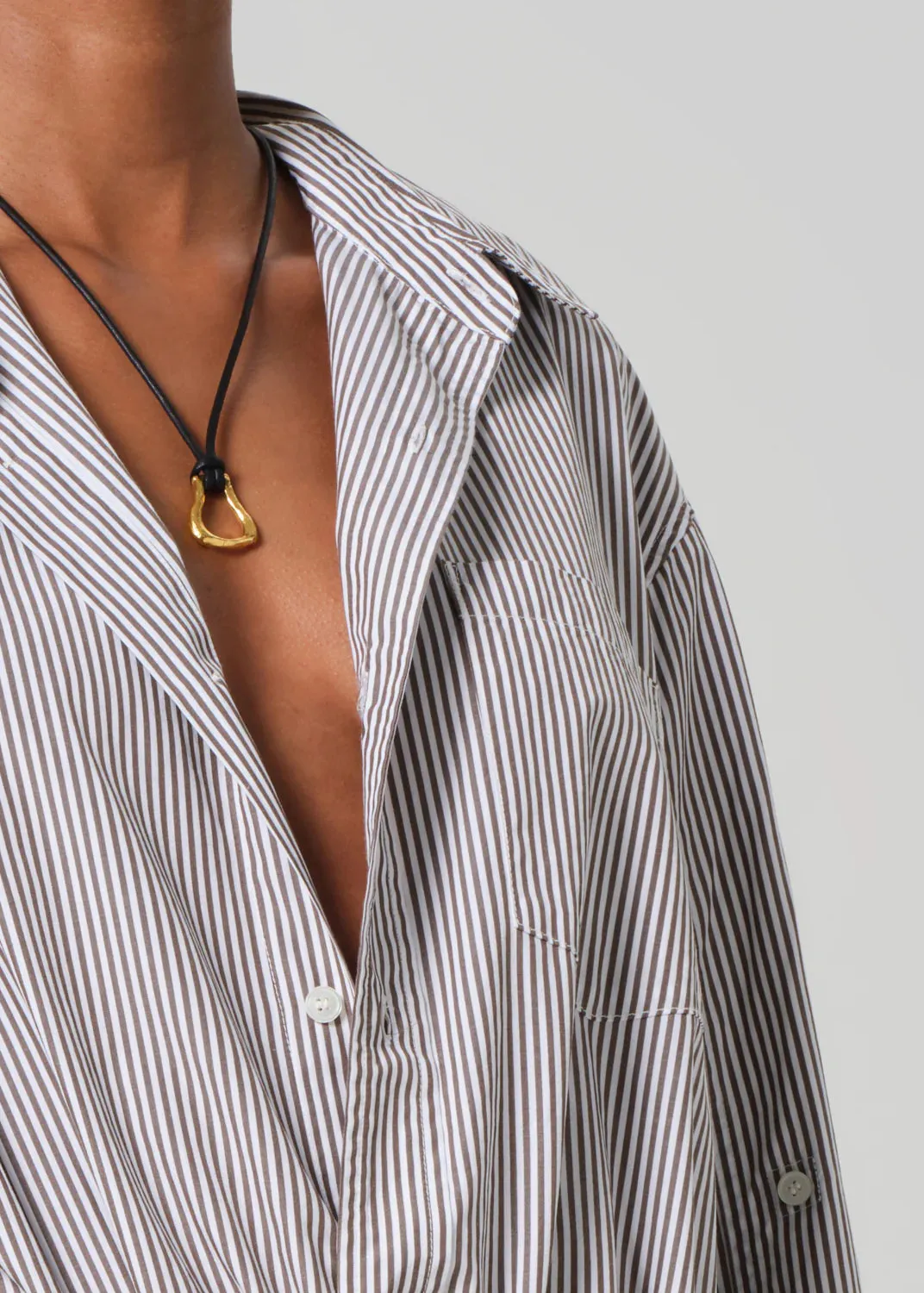 Kayla Shirt in Desert Stripe