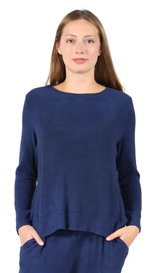 La Cera Fleece Pullover Top - Multiple Colors
