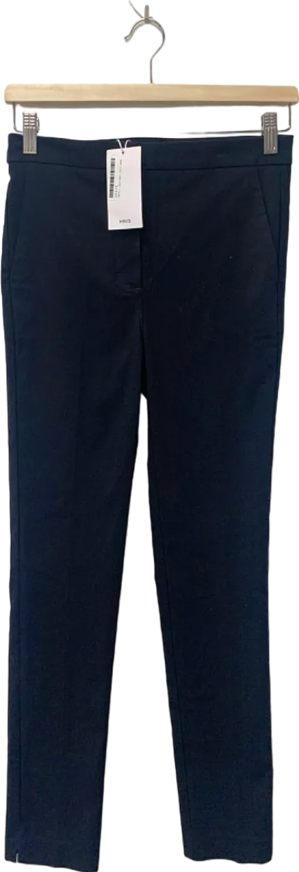 MANGO Black Trousers UK 8