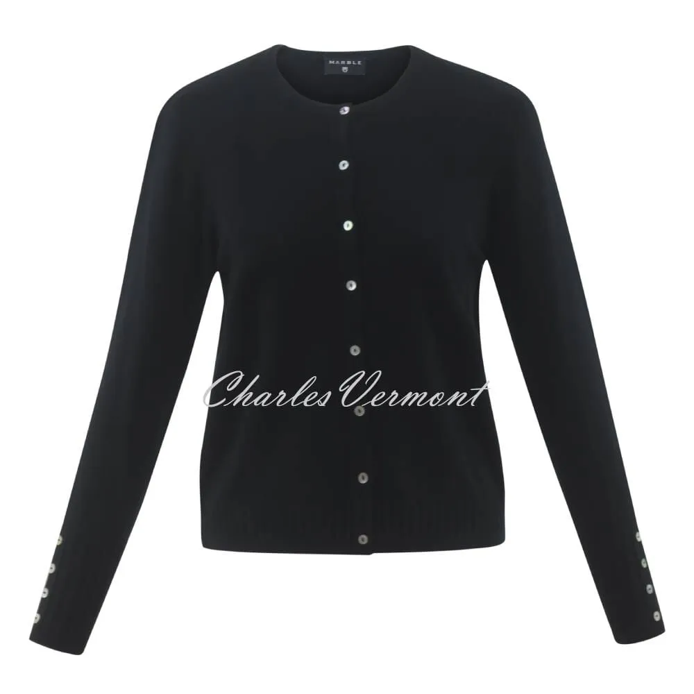 Marble Cardigan - Style 6309-101 (Black)
