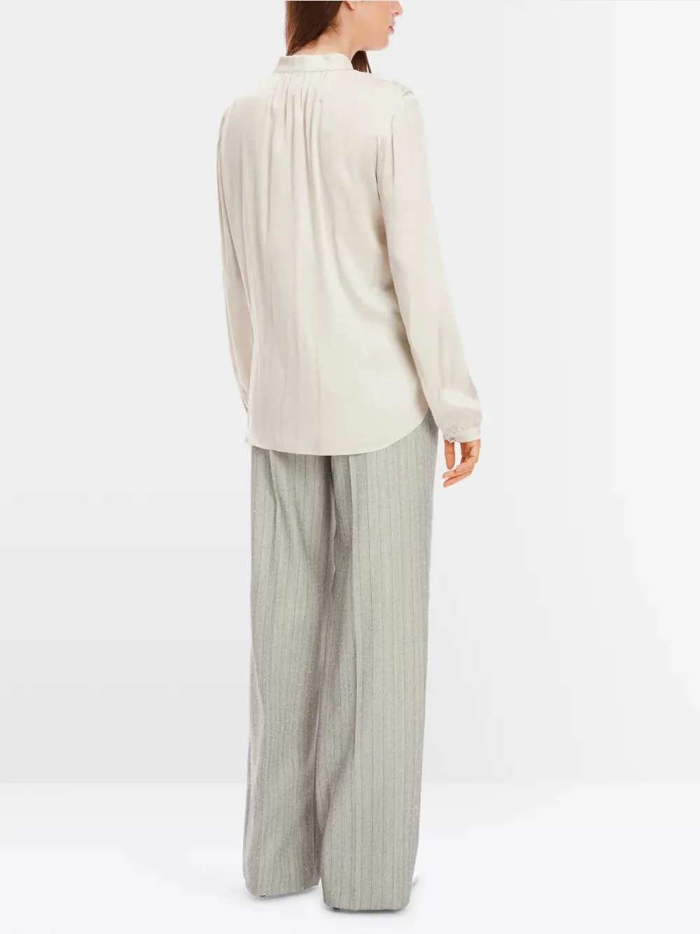 Marc Cain Smoke Elegant blouse with flounce