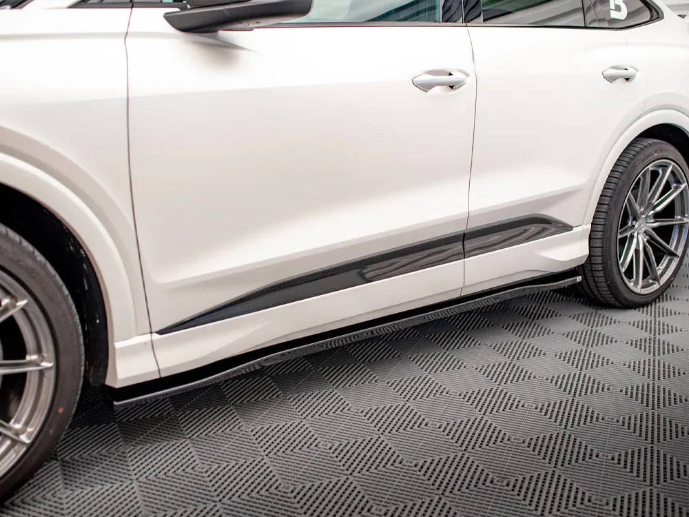 Maxton Design - SIDE SKIRTS DIFFUSERS AUDI Q4 E-TRON SPORTBACK MK1