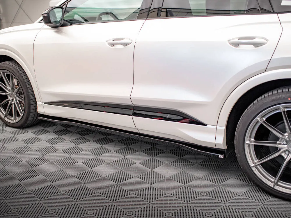 Maxton Design - SIDE SKIRTS DIFFUSERS AUDI Q4 E-TRON SPORTBACK MK1