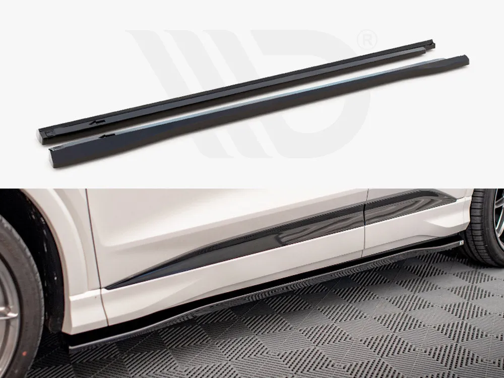 Maxton Design - SIDE SKIRTS DIFFUSERS AUDI Q4 E-TRON SPORTBACK MK1