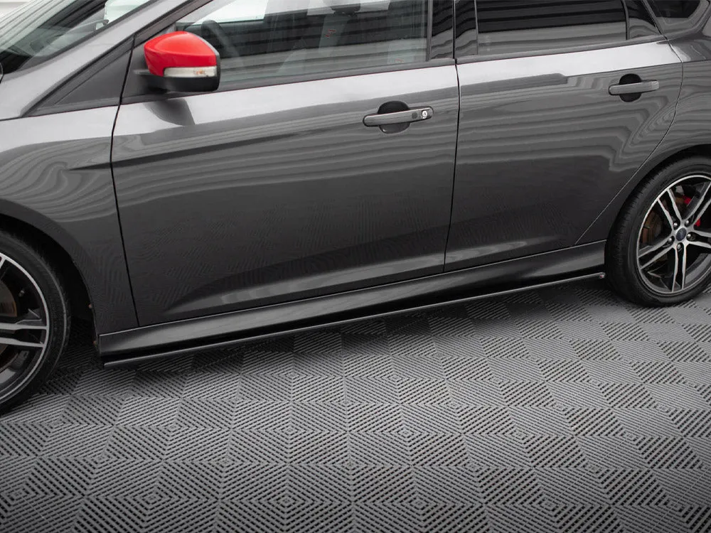 Maxton Design - SIDE SKIRTS DIFFUSERS FORD FOCUS ST / ST-LINE MK3 / MK3 FL HATCHBACK / ESTATE