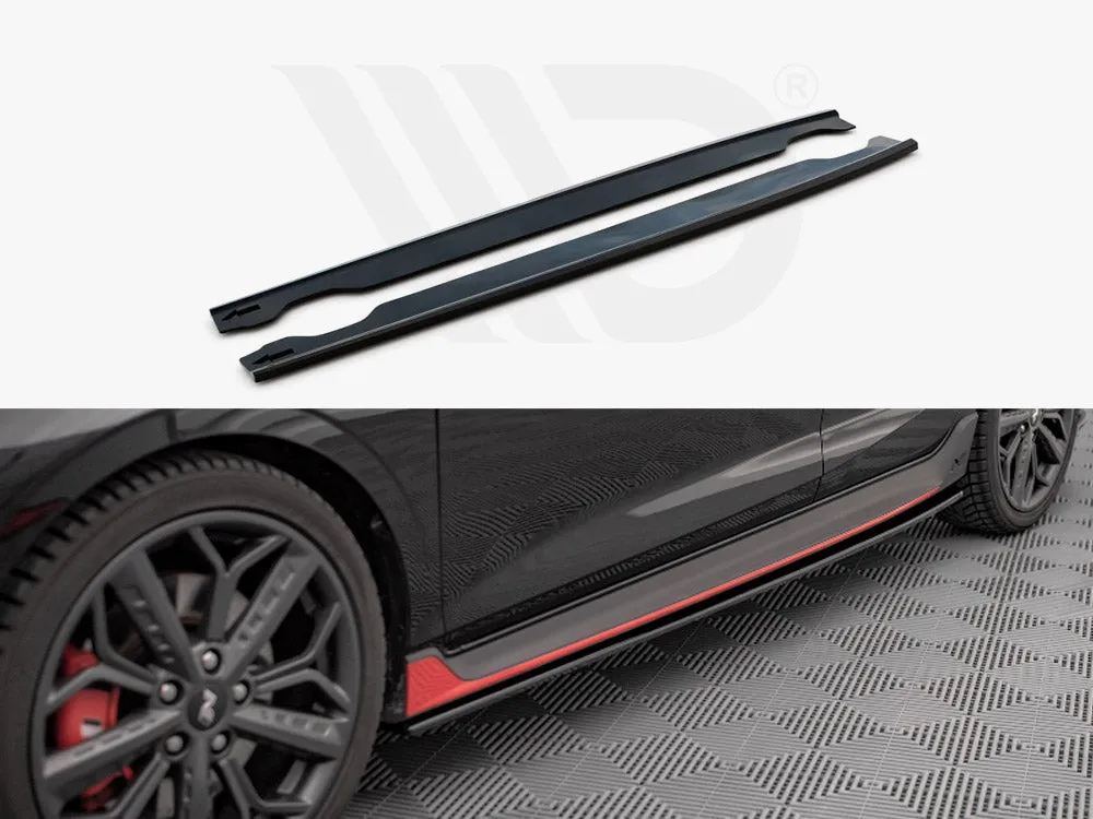 Maxton Design - SIDE SKIRTS DIFFUSERS HYUNDAI I20 N MK3 (2020-)