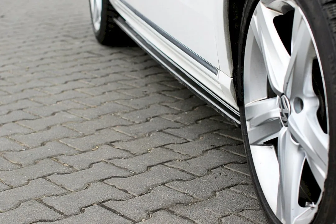 Maxton Design - SIDE SKIRTS DIFFUSERS VW PASSAT B7 R-LINE (2010-2014)