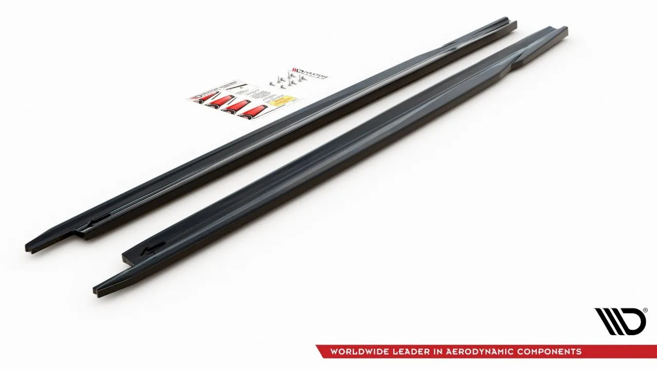 Maxton Design - SIDE SKIRTS SPLITTERS V2 SKODA OCTAVIA MK4 (2019-)