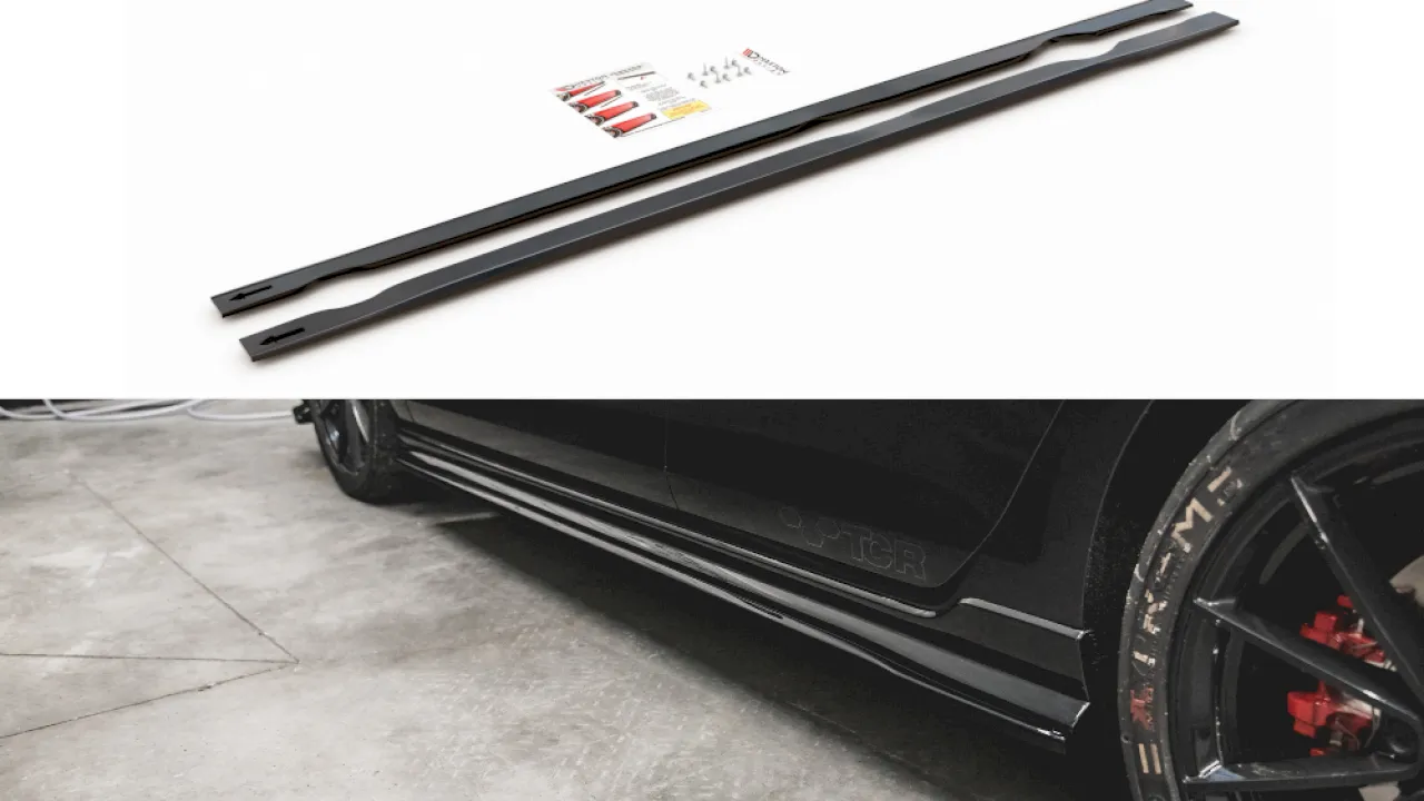 Maxton Design - SIDE SKIRTS SPLITTERS VW GOLF MK7.5 GTI TCR (2019)