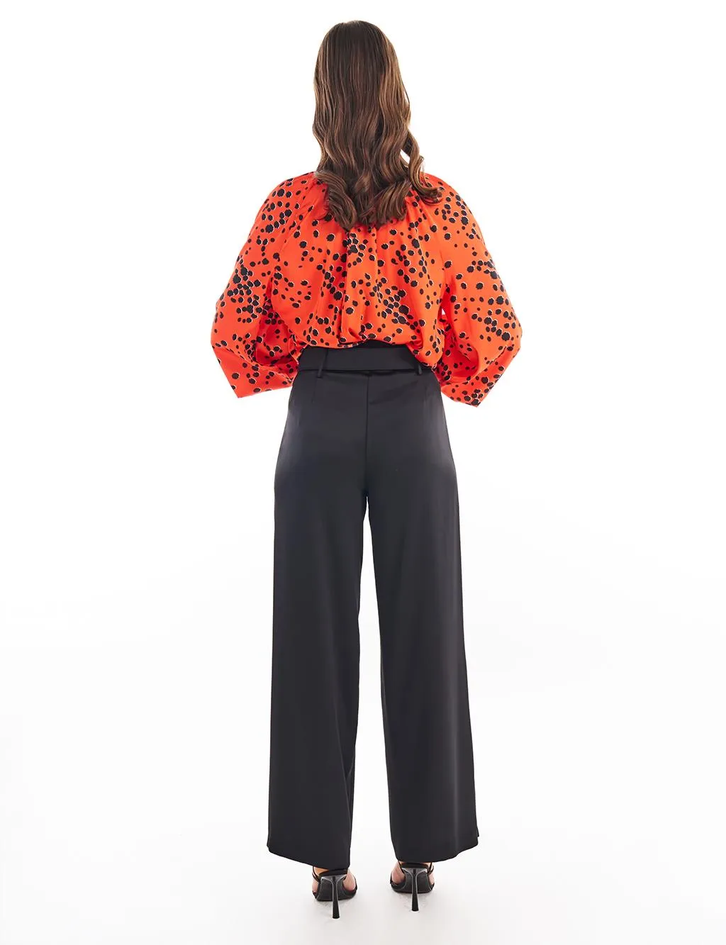 Metal Accessory Trousers Black